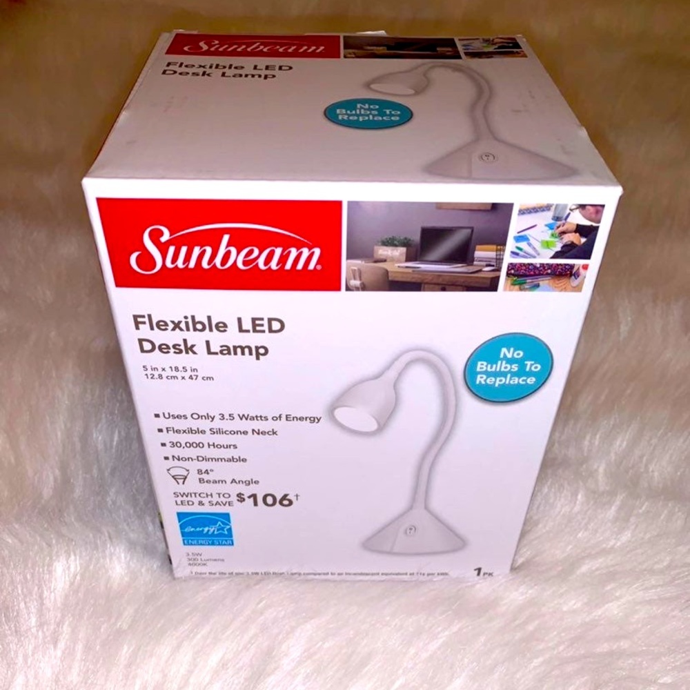 Sunbeam flexible led desk lamp